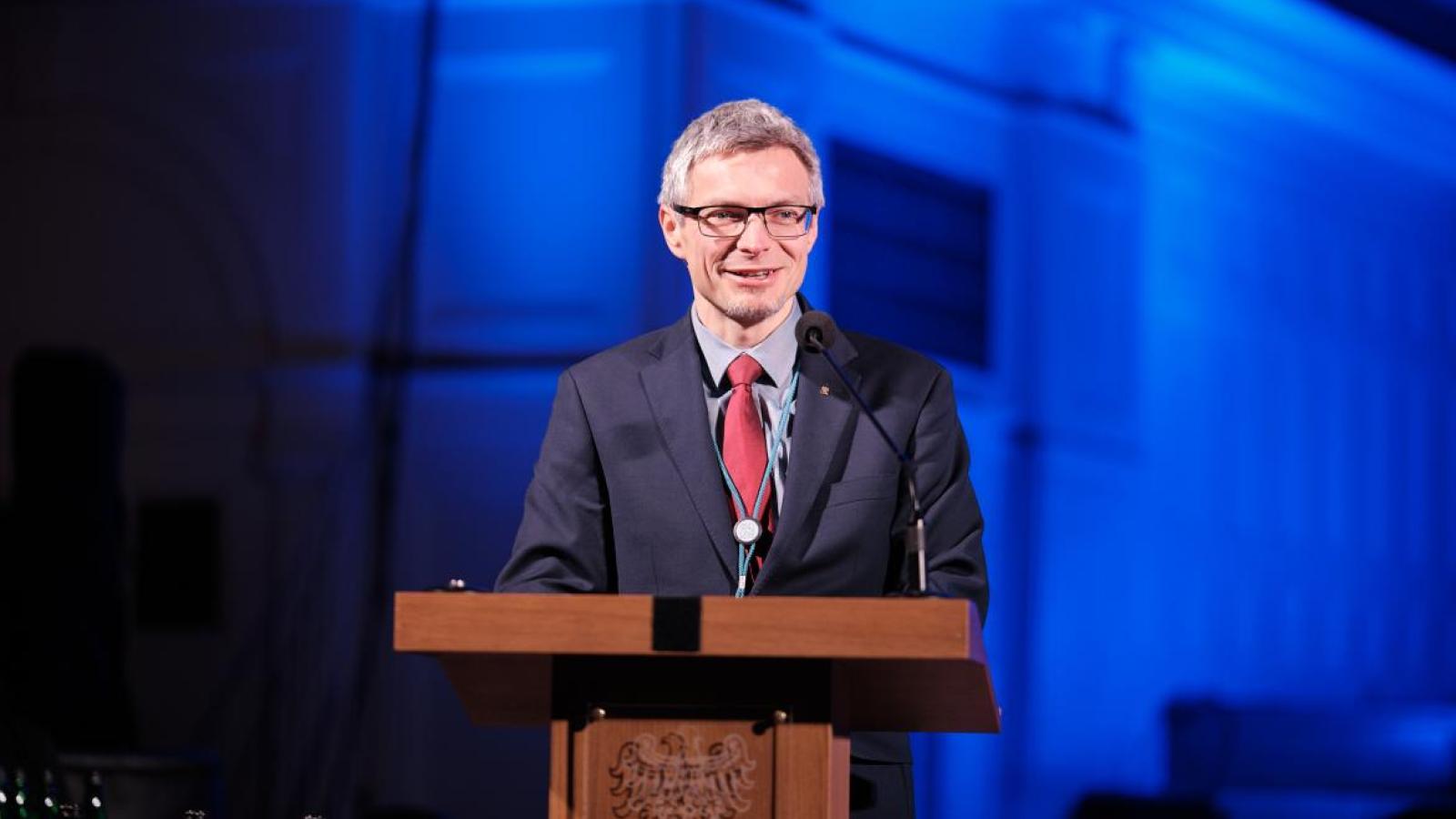 Siła Zespołu w Auli UAM. Trwa VI Forum Administracji. Fot. Władysław Gardasz